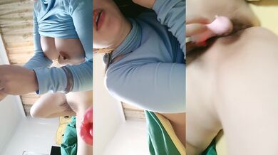 超有味道的小少妇，趴在床上享受舔奶神器带来的瘙痒快感，露脸淫语揉奶玩逼诱惑狼友，水好多抠到自己要高潮